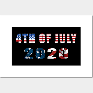 4 th of july 2020 Posters and Art